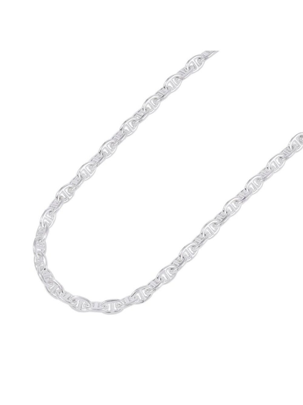 Hermes Necklace Chaine D'ancre PM 43 Links Silver